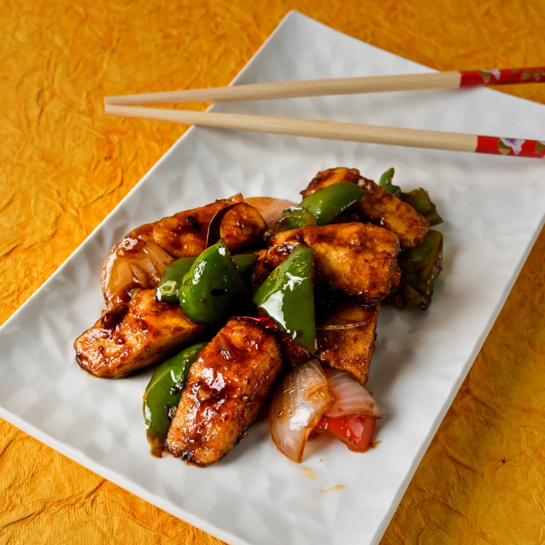 Pan Fried Chilli Paneer